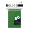 Ultra Pro: PRO-Gloss 60ct Small Deck Protector sleeves: Green (62 x 89 mm)