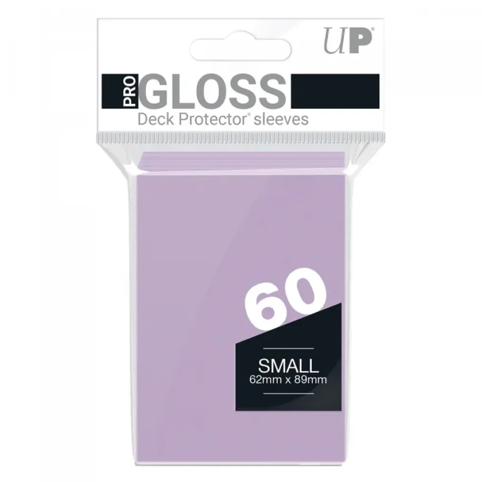 Ultra Pro: PRO-Gloss 60ct Small Deck Protector sleeves: Lilac (62 x 89 mm)