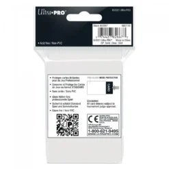 Ultra Pro: PRO-Gloss 50ct Standard Deck Protector sleeves: Clear (66 x 91 mm)