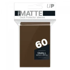 Ultra Pro: PRO-Matte 60ct Small Deck Protector sleeves: Brown (62 x 89 mm)