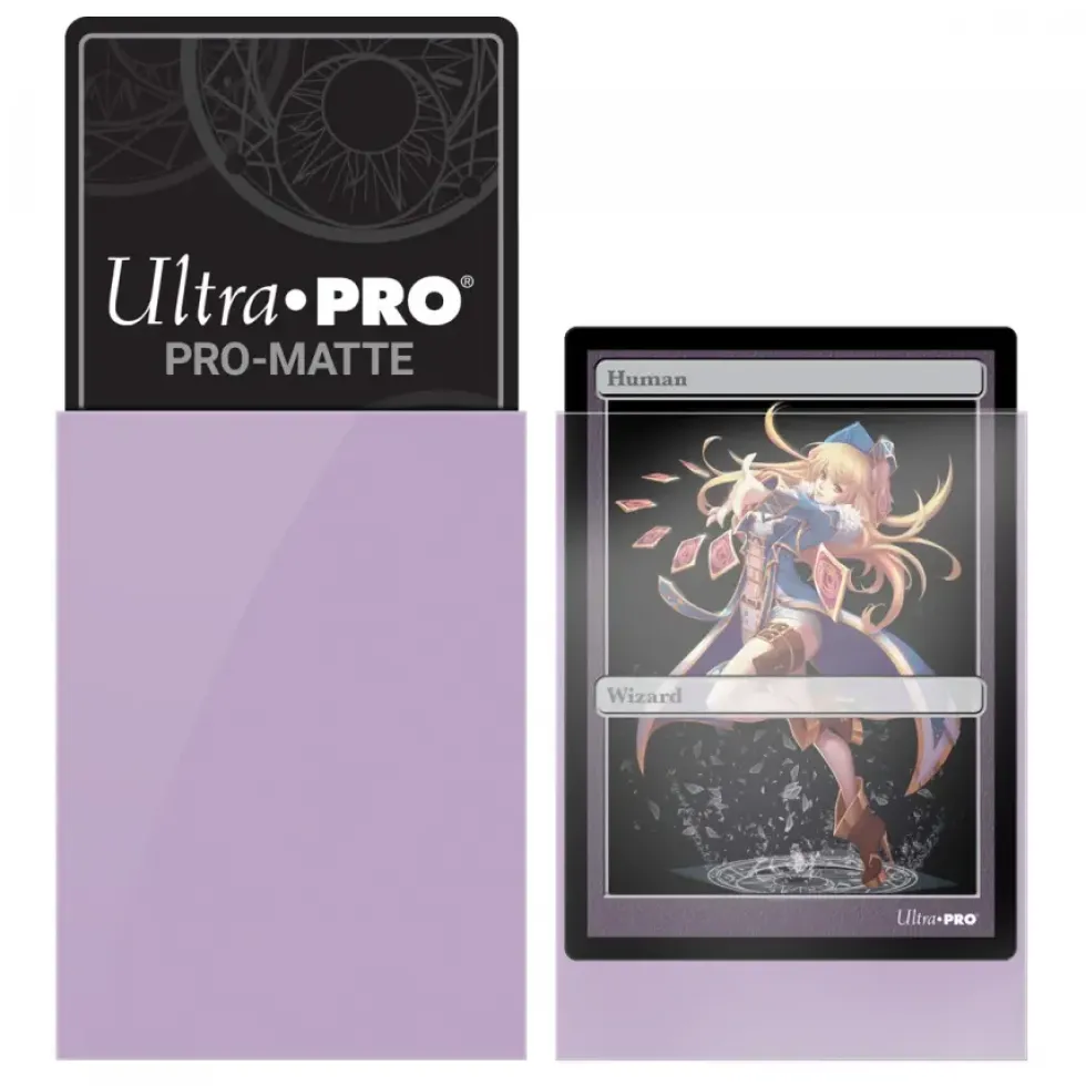 Ultra Pro: PRO-Matte 60ct Small Deck Protector sleeves: Lilac (62 x 89 mm)