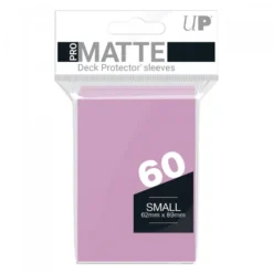 Ultra Pro: PRO-Matte 60ct Small Deck Protector sleeves: Pink (62 x 89 mm)