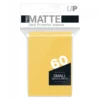 Ultra Pro: PRO-Matte 60ct Small Deck Protector sleeves: Yellow (62 x 89 mm)