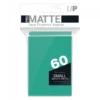 Ultra Pro: PRO-Matte 60ct Small Deck Protector sleeves: Aqua (62 x 89 mm)