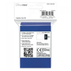 Ultra Pro: PRO-Matte 60ct Small Deck Protector sleeves: Blue (62 x 89 mm)
