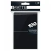 Ultra Pro: PRO-Matte 100ct Standard Deck Protector sleeves: Black (66 x 91 mm)