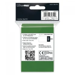 Ultra Pro: PRO-Matte 50ct Standard Deck Protector sleeves: Green (66 x 91 mm)
