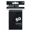 Ultra Pro: PRO-Matte 50ct Standard Deck Protector sleeves: Black (66 x 91 mm)