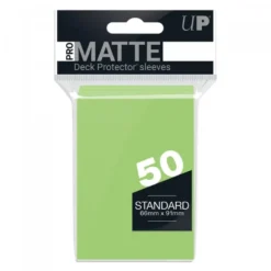 Ultra Pro: PRO-Matte 50ct Standard Deck Protector sleeves: Lime Green (66 x 91 mm)