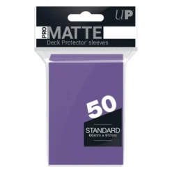 Ultra Pro: PRO-Matte 50ct Standard Deck Protector sleeves: Purple (66 x 91 mm)