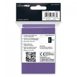 Ultra Pro: PRO-Matte 50ct Standard Deck Protector sleeves: Purple (66 x 91 mm)