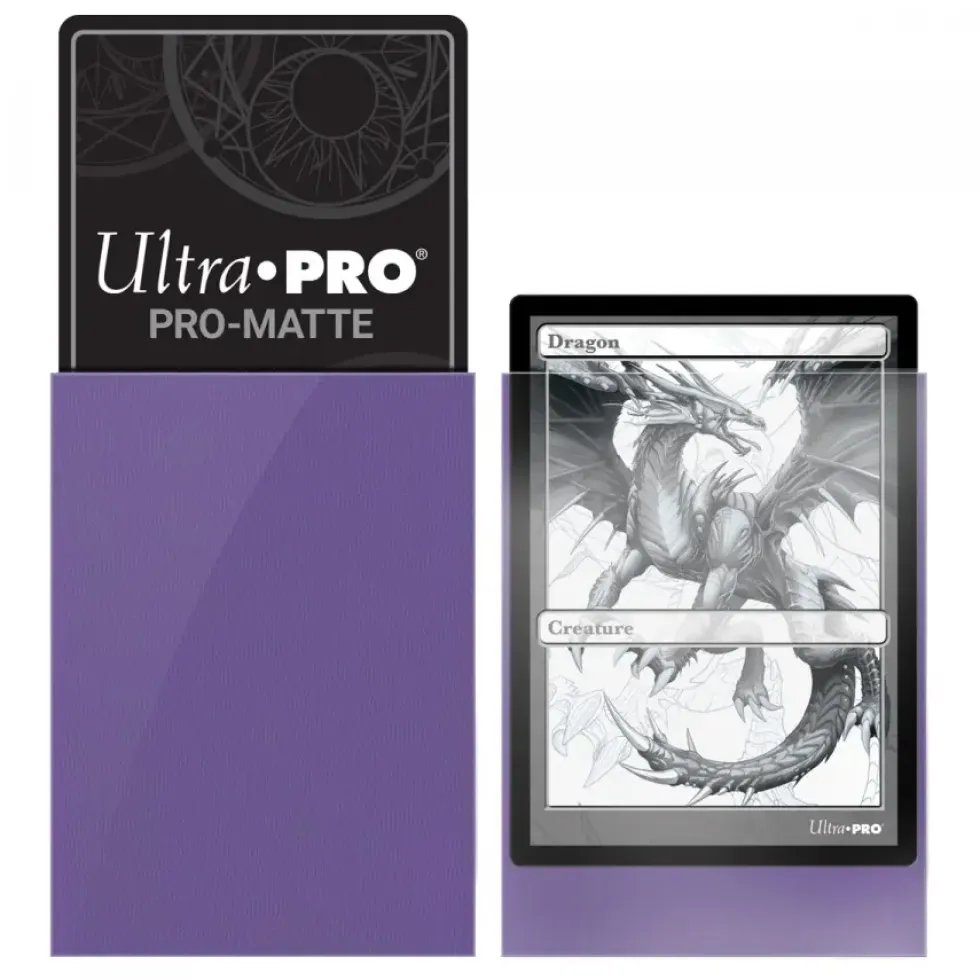 Ultra Pro: PRO-Matte 50ct Standard Deck Protector sleeves: Purple (66 x 91 mm)