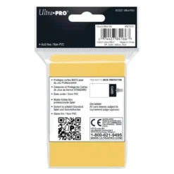 Ultra Pro: PRO-Matte 50ct Standard Deck Protector sleeves: Yellow (66 x 91 mm)
