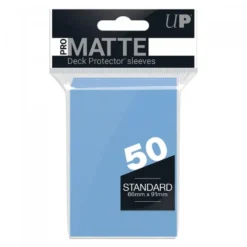 Ultra Pro: PRO-Matte 50ct Standard Deck Protector sleeves: Light Blue (66 x 91 mm)