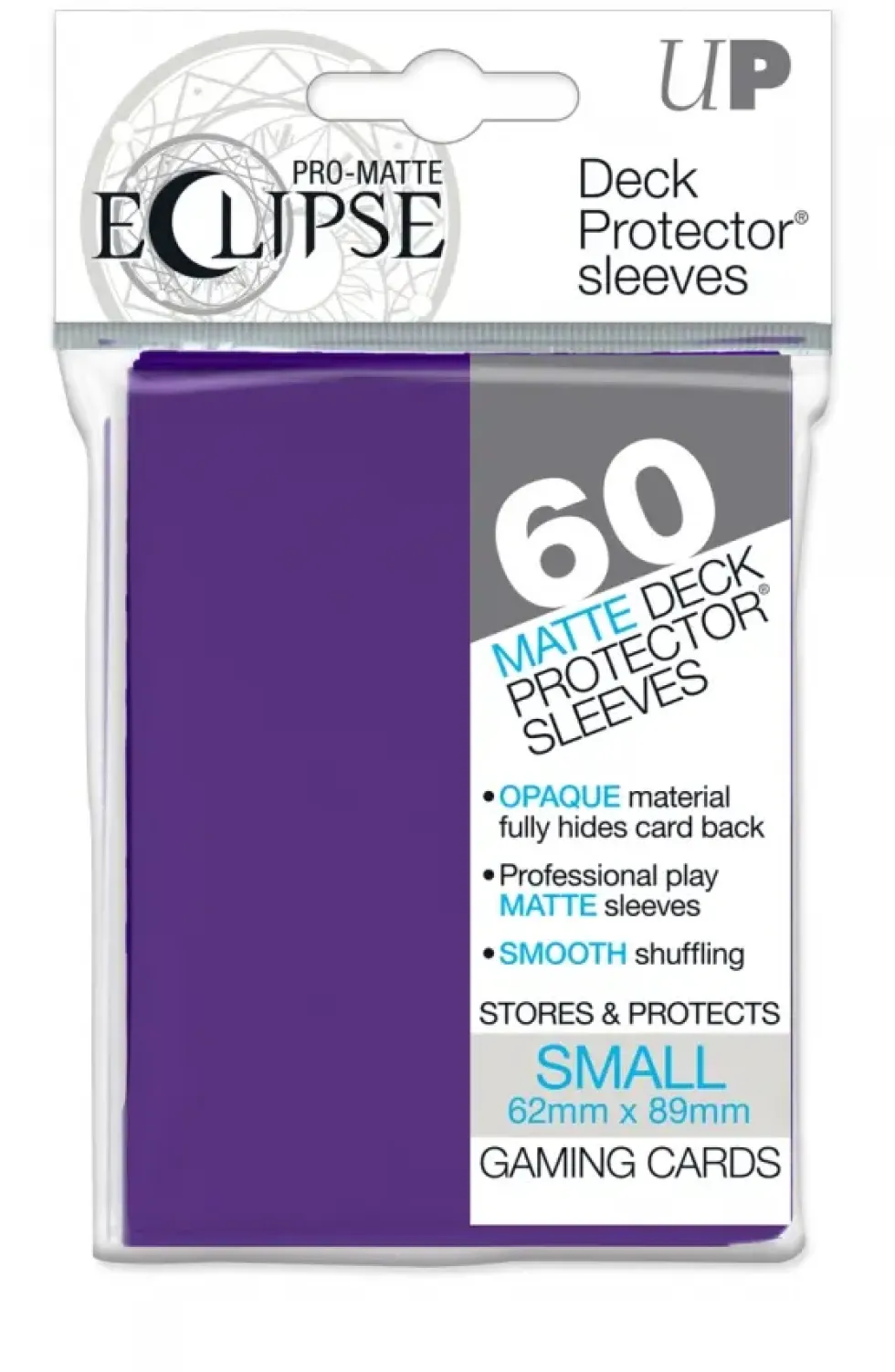 Ultra Pro: Pro-Matte Eclipse Small Deck Protector sleeves - Royal Purple (60)