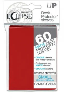 Ultra Pro: Pro-Matte Eclipse Small Deck Protector sleeves - Apple Red (60)