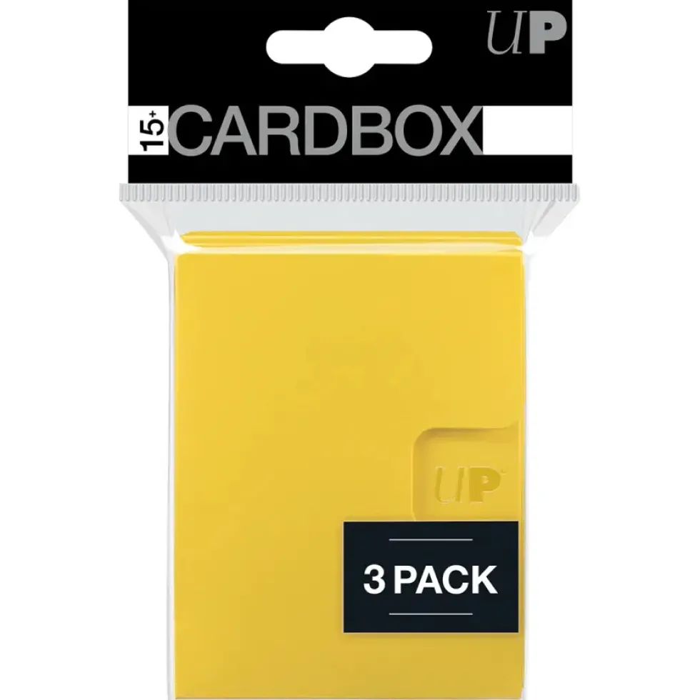 Ultra Pro: PRO 15+ Pack Boxes - Yellow (3-Pack)