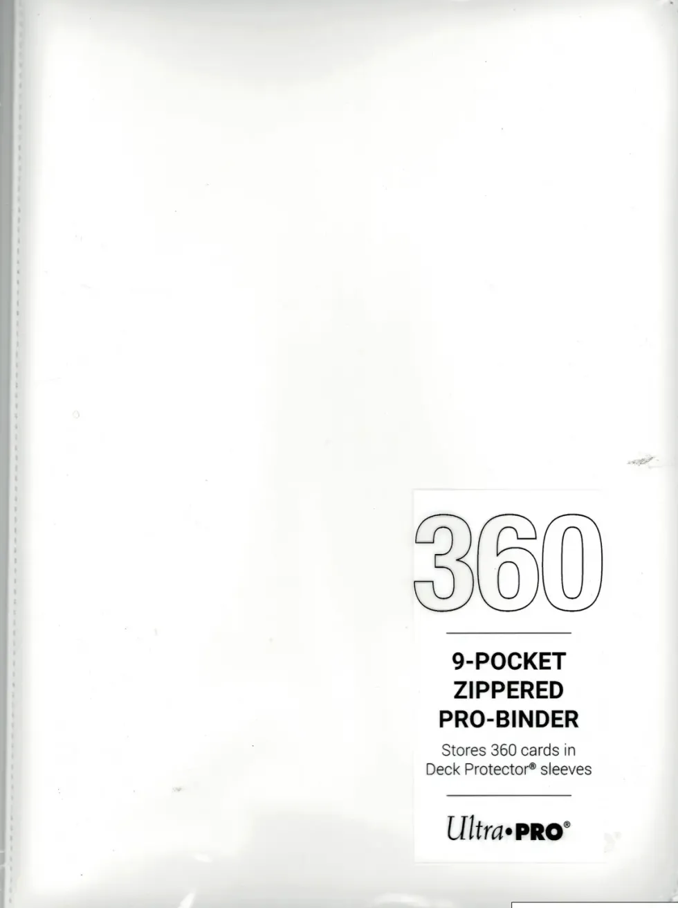 Ultra Pro: Vivid 9-Pocket Zippered PRO-Binder - White (360)