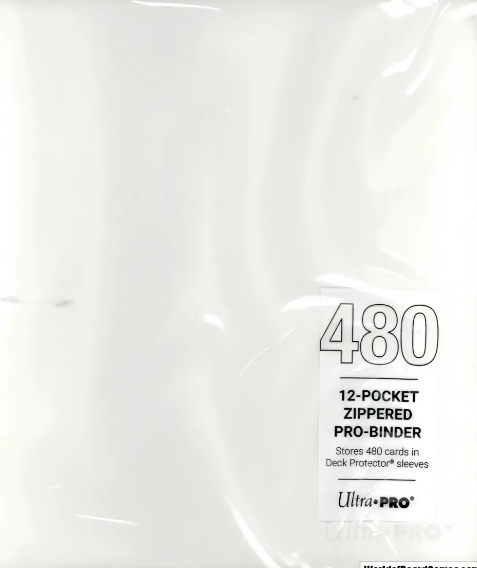 Ultra Pro: Vivid 12-Pocket Zippered PRO-Binder - White (480)