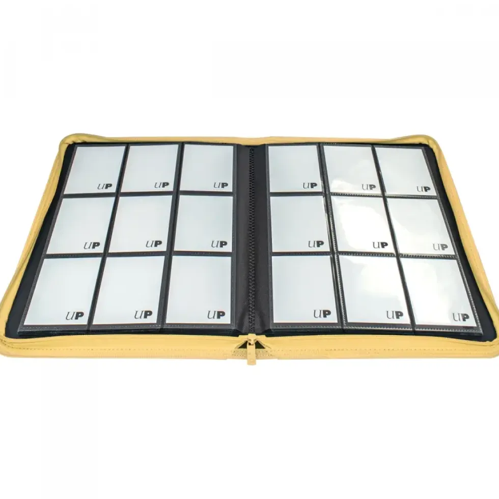 Ultra Pro: Vivid 9-Pocket Zippered PRO-Binder - Yellow (360)
