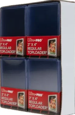 Ultra Pro: 3" X 4" Clear Regular Toploader 25ct (4-Pack)