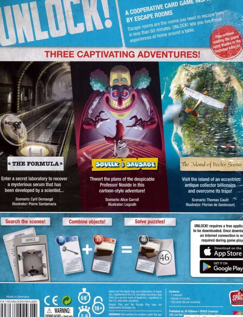 Unlock! Escape Adventures (ENG)
