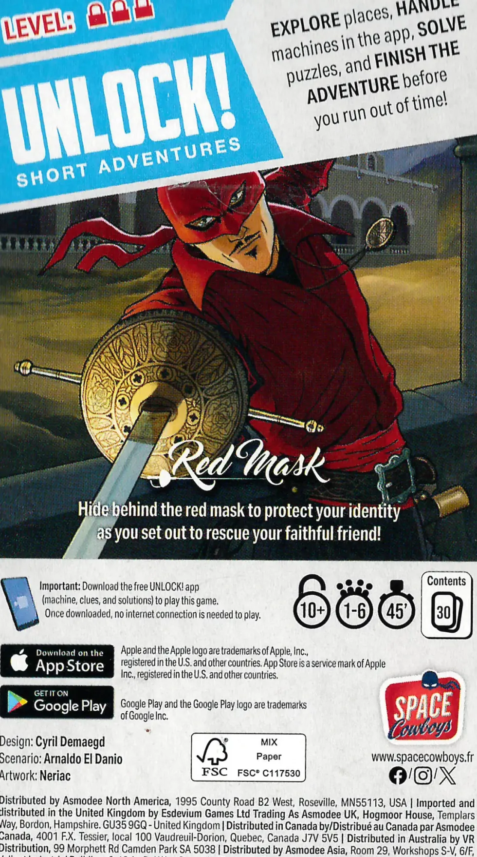 Unlock! Short Adventures - Red Mask