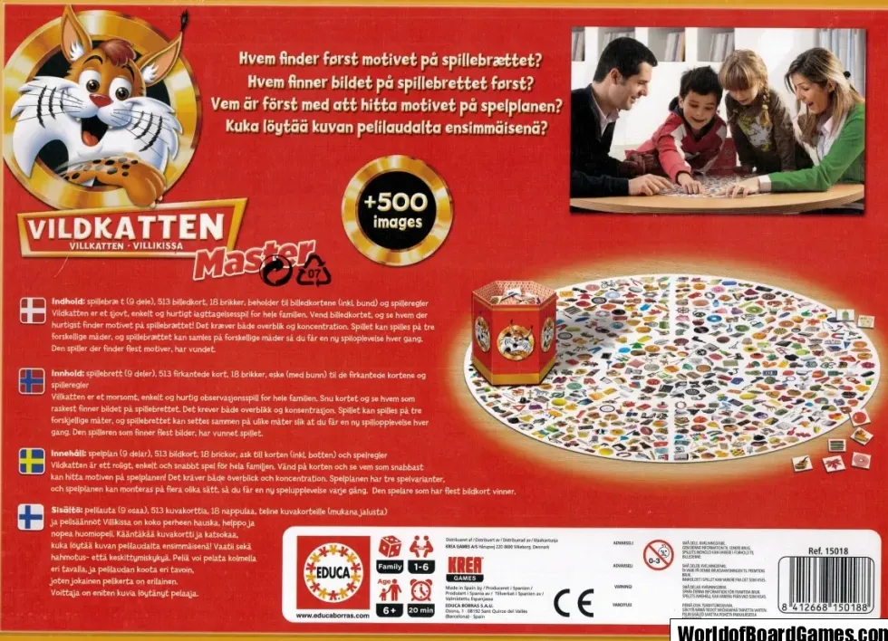 Vildkatten Master (500 bilder)