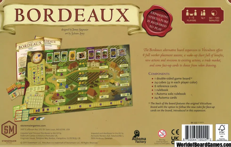Viticulture: Bordeaux (Exp.)