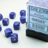 Vortex - Blue/Gold - d6, 36 st (12 mm, prickar)