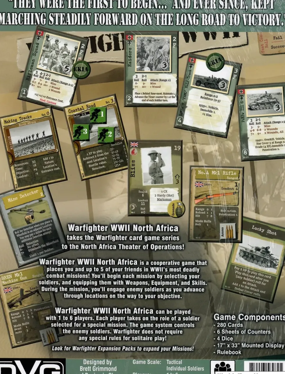 Warfighter: The WWII North African Combat Card Game