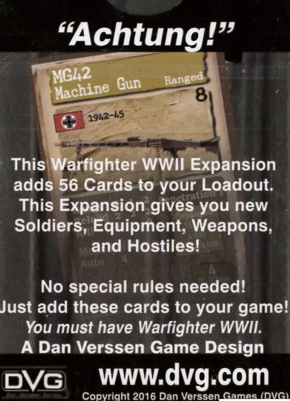 Warfighter: WWII Expansion #3 - Germany! #1 (Exp.)