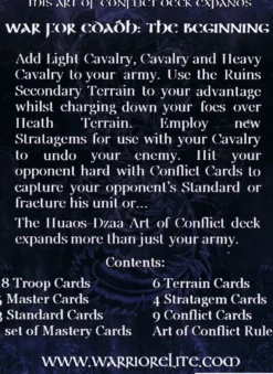 War for Edadh: Art of Conflict - Huaos-Dzaa deck (Exp.)
