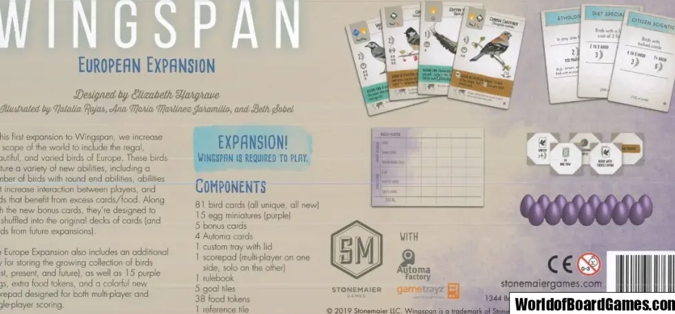 Wingspan: European Expansion (ENG) (Exp.)