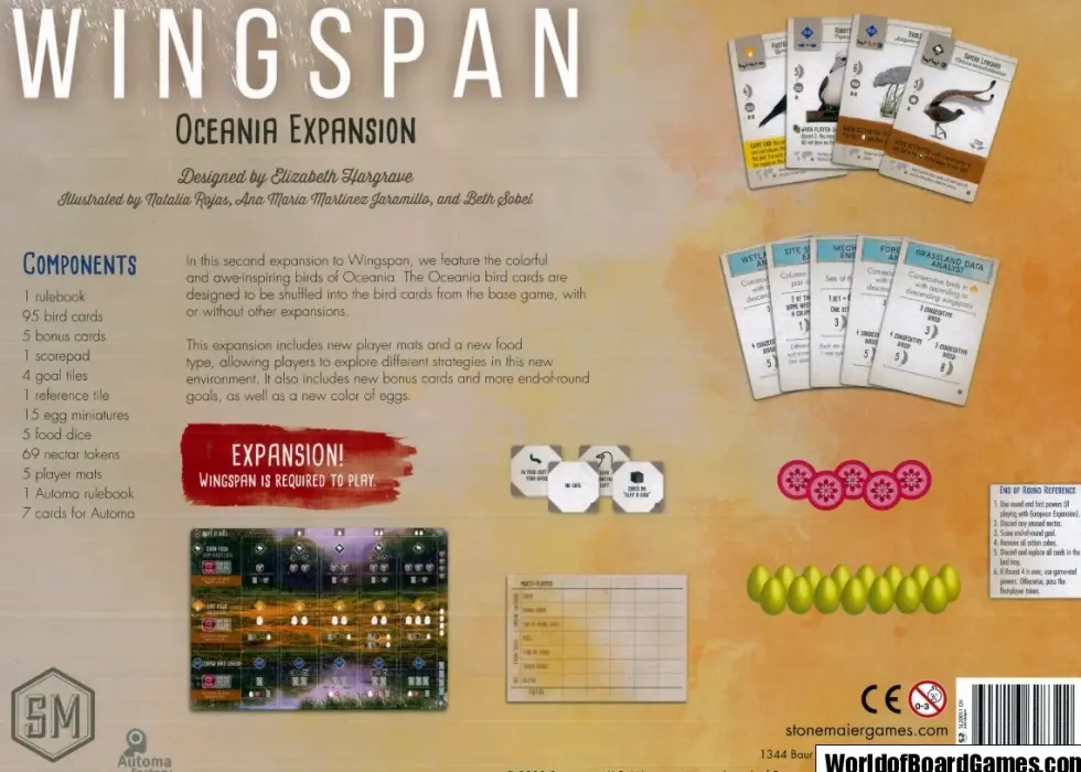 Wingspan: Oceania Expansion (ENG) (Exp.)