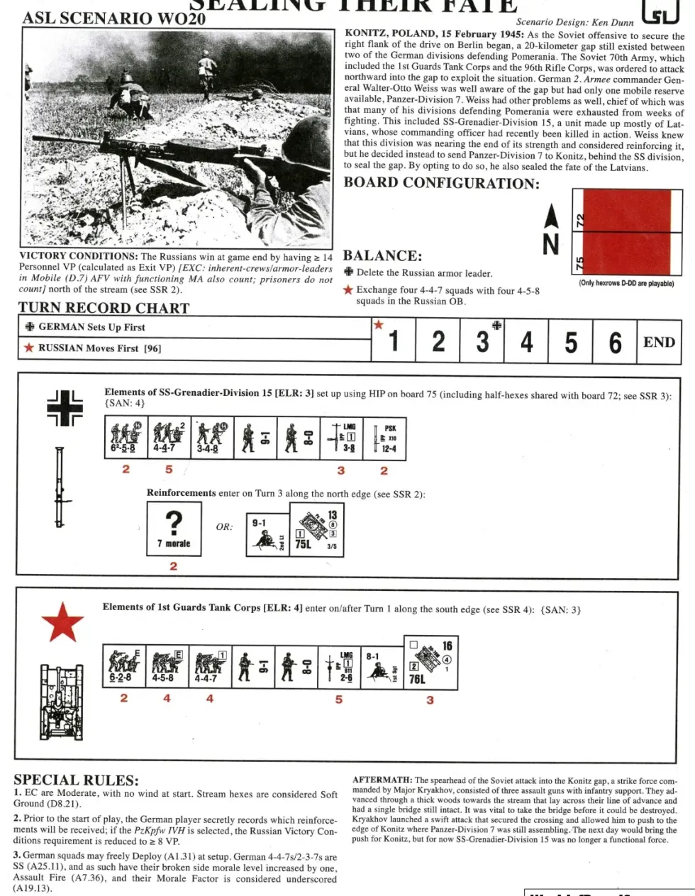 WO Bonus Pack #7: ASL Scenario Bonus Pack for Winter Offensive 2016 (Exp.)