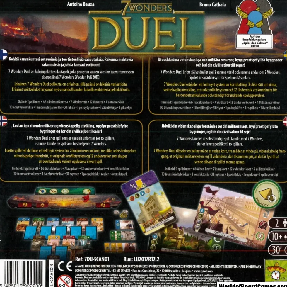 7 Wonders: Duel (SVE)