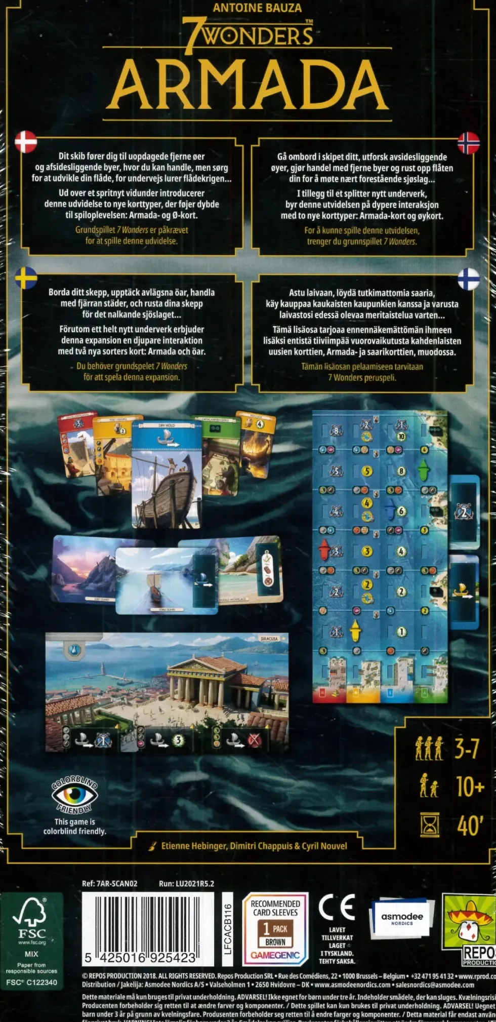 7 Wonders (Second Edition): Armada (SVE)