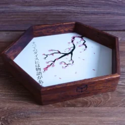 Wooden Dice Tray: Kanji
