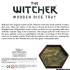 Wooden Dice Tray: The Witcher