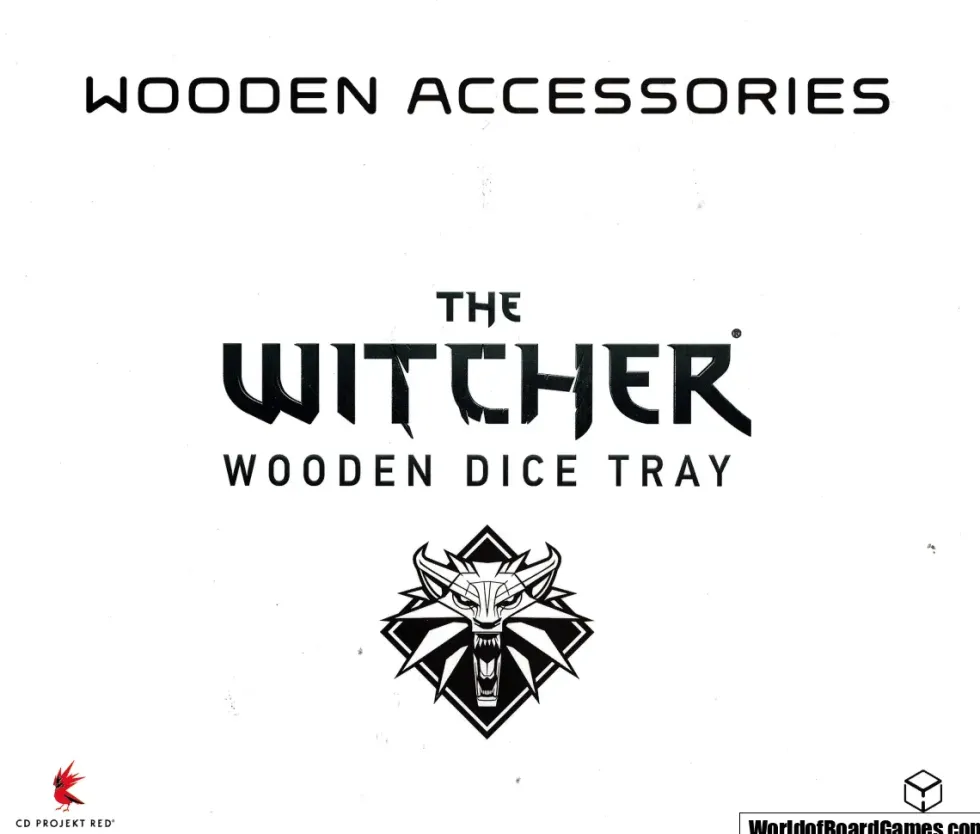 Wooden Dice Tray: The Witcher