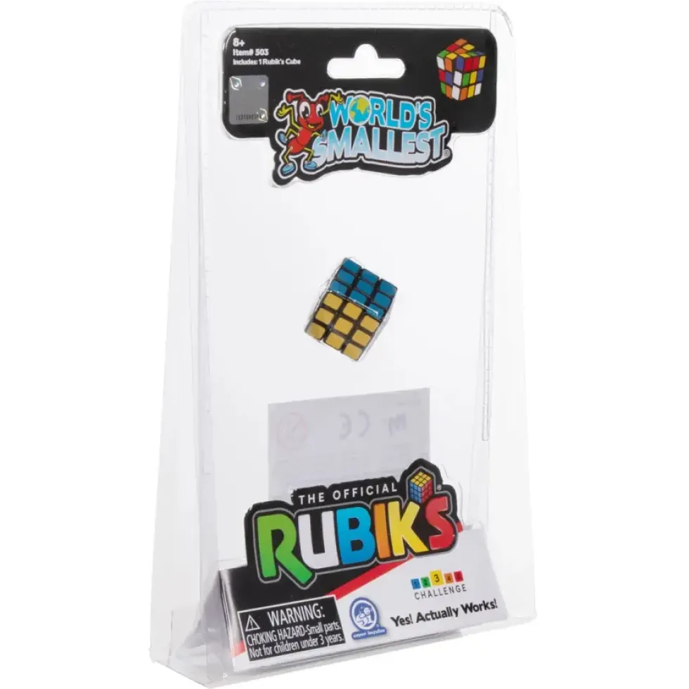 World's Smallest: Rubiks kub