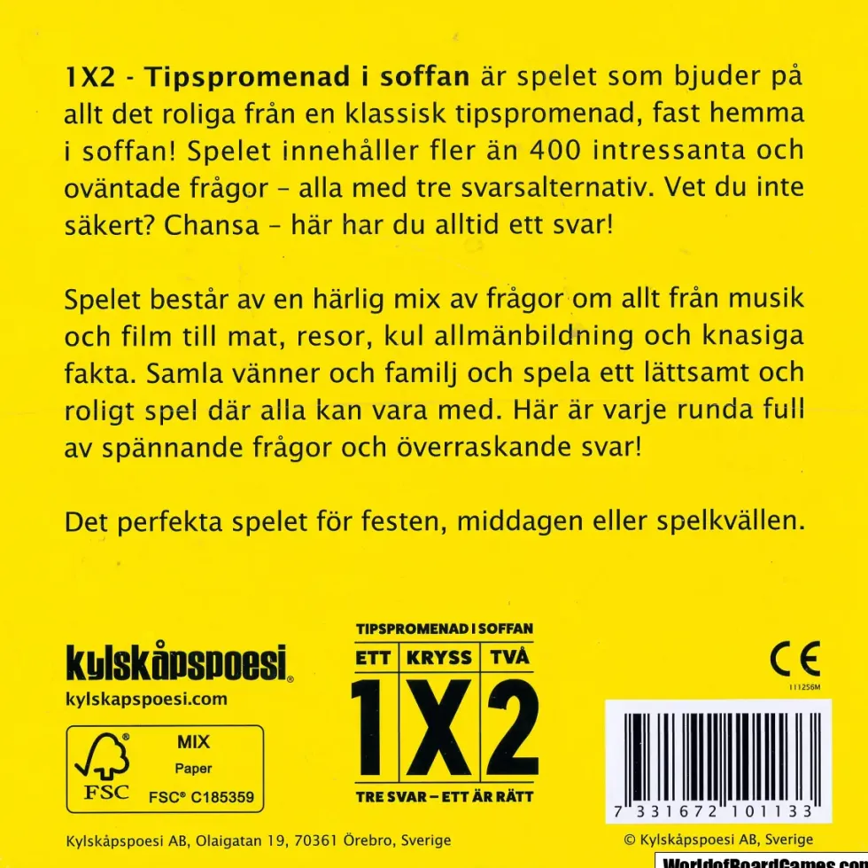 1X2 - Tipspromenad i soffan
