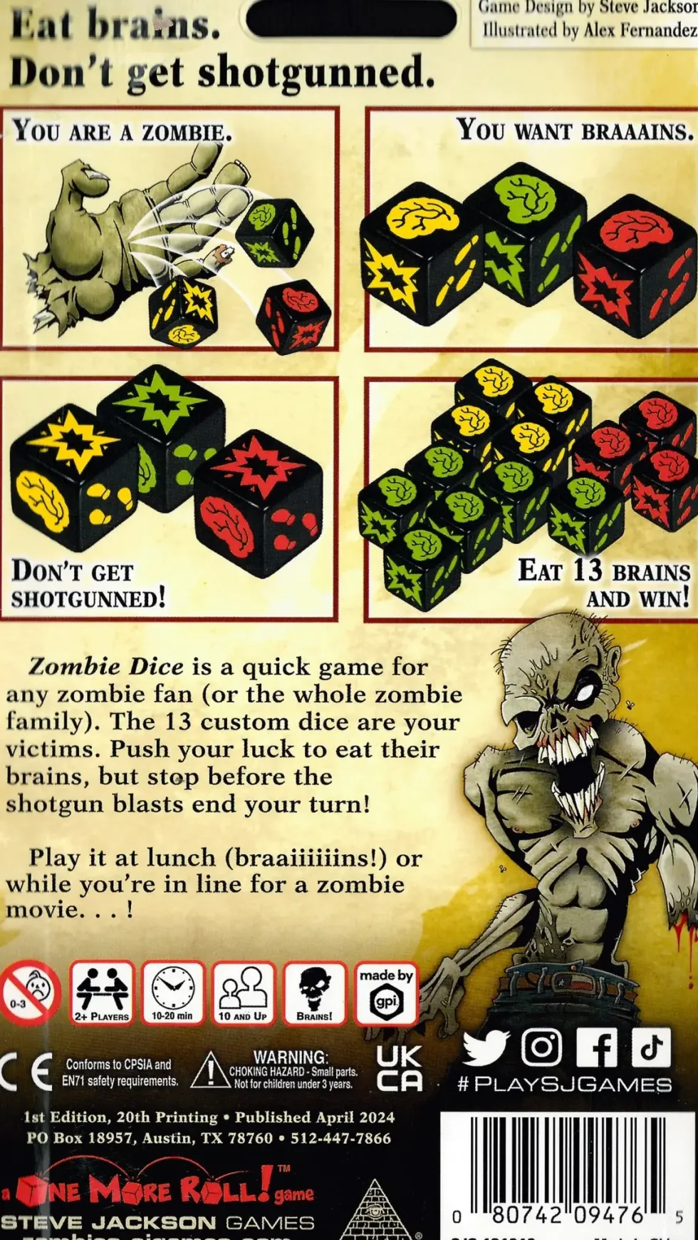 Zombie Dice